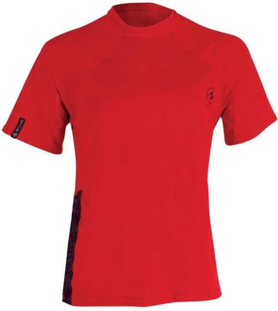 Aqualung Rash Guard Xscape Korte Mouw Rash Guard Rood S Man