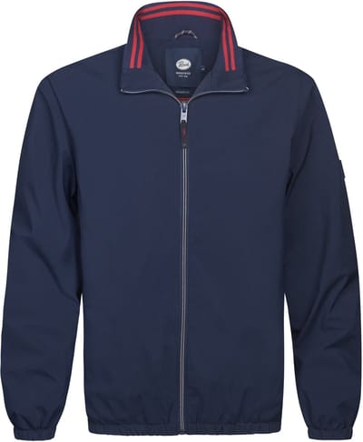 Petrol Industries Bomberjack Heren - Mannen Jas met Rits - Opstaande Kraag - Elastische Boorden - 100% Polyester - Stijlvolle Bomber Jacket - Blauw - Maat XXL
