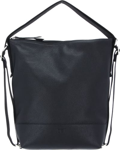 JOST Leren Rugzak Schoudertas Vika 3-Way-Bag Black Zwart