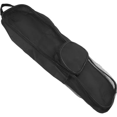 Draagbare Nylon Duik Mesh Rugzak Snorkelen Schouders Opbergtas voor Vinnen Flippers black