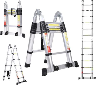 Telescoopladder - Vouwladder - Telescoopladder Aluminium