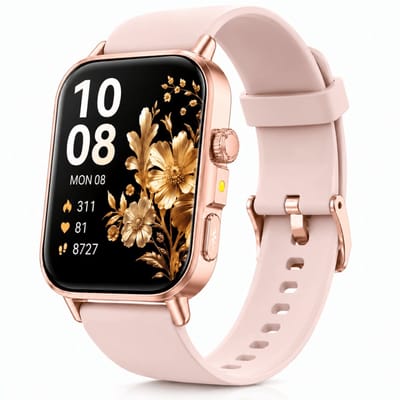 Smartwatch Dames & Heren – 2.0" HD Touchscreen – Bluetooth Bellen – 4 Bandjes Incl. – Hartslagmeter, SpO₂ & Slaapmonitor – IP68 Waterdicht – 136 Sportmodi – 450mAh Batterij – SOS & Zaklamp – Samsung & iPhone