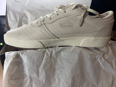 Lakai x Paterson Cambridge Skate schoenen — Crème Leer — Maat 45 — Nieuw in doos - skateschoenen -collab- rare