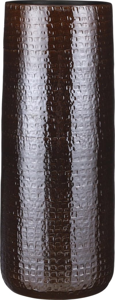Mica Decorations Floyd Ronde Vaas - H70 x Ø28 cm - Keramiek - Bruin