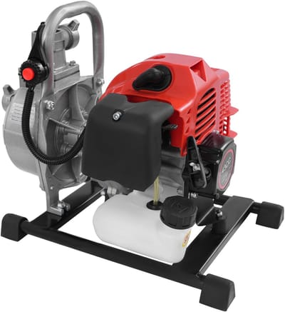 Novari - Waterpomp - Pomp - Waterpomp benzine - Beregeningspomp - Besproeiingspomp - Krachtige motor 1,25kW - Opvoerhoogte 30m