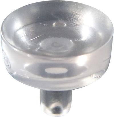 Glasbuffer transparant - 12 x 2 x 4mm - GUR - 4 stks