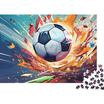 Voetbal Puzzel - Wereldkampioenschap Legpuzzel - Ontspannende Uitdaging - Educatieve Denkspellen - 52 x 38 cm