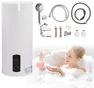 Wandhangende Elektrische Boiler 80L, 100L, 120L – Hoogwaardige Waterboiler met LED-scherm voor Keuken, Badkamer & Tuin