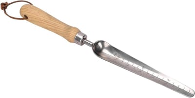 Handwiedertroffel - Tuin gereedschap - Onkruid verwijderen - Roestvrij staal - 37 cm - Standaard