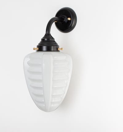Buitenlamp - Wandlamp Parole Curve Zwart - Art Deco Trade