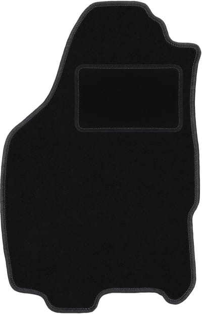 Bestuurdersmat zwart voor: Lancia Ypsilon II hatchback (2003-2011)