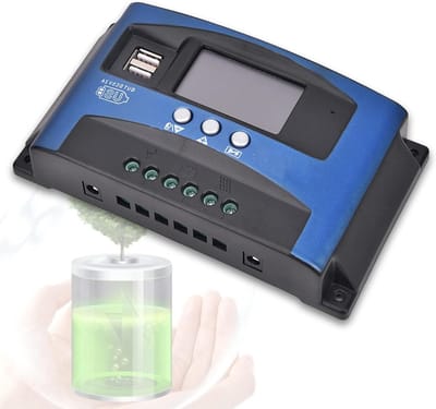 Zonnepaneel Regelaar - Laadregelaar MPPT - Energie Optimaliseren - Automatische Focustracking - 30-100A - Grijs