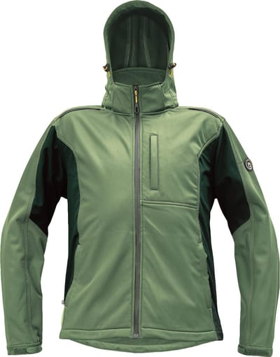 Cerva Dayboro Softshell jack groen/zwart maat S