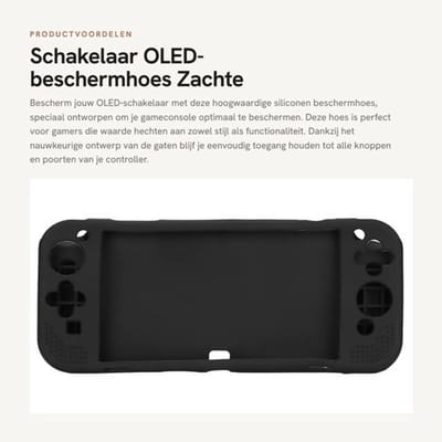 Dailygoods - Schakelaar voor OLED-hoes - Zachte Siliconen