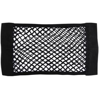 Auto Terug Achter Mesh Kofferbak Zetel Elastisch Netto Magische Sticker Universele Opbergtas Zak Kooi Auto Organizer Rugtas Small zwart