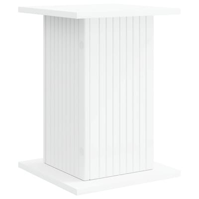 vidaXL - Plantenstand - Wit - 30,5 - x - 30 - x - 43 - cm - Bewerkt - hout