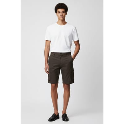 French Connection Cargo Tech Shorts Khaki Size: S | Shorts Outlet | Heren | Bruin