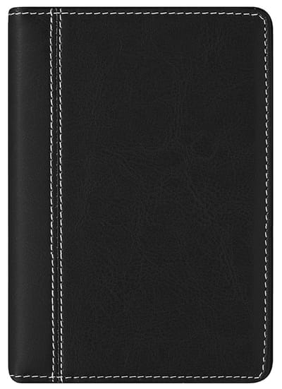 Brepols agenda 2027 - DELTA [0.834] - PALERMO - Zakagenda - 1 week op 2 pagina's - Weekoverzicht - Gespiraleerd - Zwart - 8.1 x 12 cm/Klein formaat!!