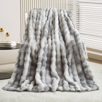 Zachte Pluche Deken - Luxe, Lichtgewicht en Warm voor Sofa of Bed (100x160cm)
