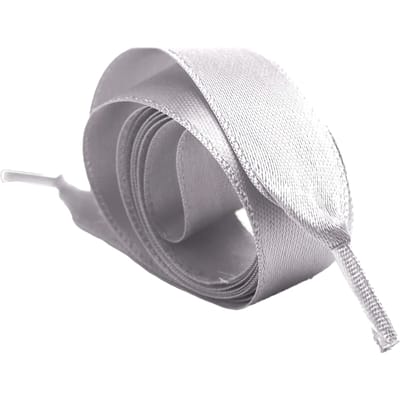 Superga Satijnen Schoenveters (Grijs Zilver)