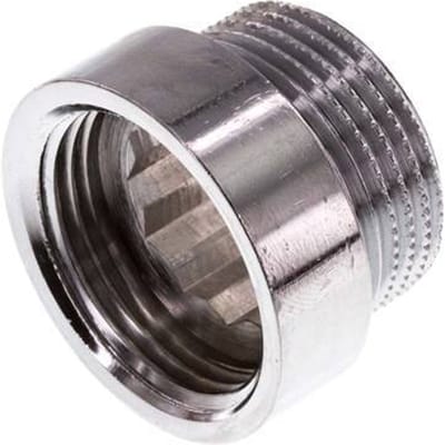 G 3/4'' F/M Verchroomd Messing Verlengstuk DIN 3523 - 10 mm [2 Stuks]