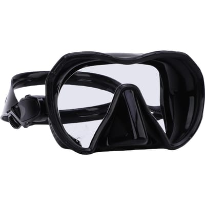 Lunettes de Natation 180 degrés Vue Claire Bandeau Réglable Verre Trempé Lunettes de Natation Adultes avec Couvre-nez pour Piscine black