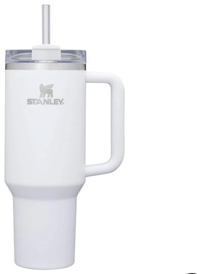 Stanley Quencher 40oz - H2.0 flowstate- Brilliant White- stanley cup