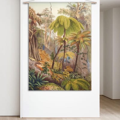 Wandkleed-XL Nieuw-Zeelands bos