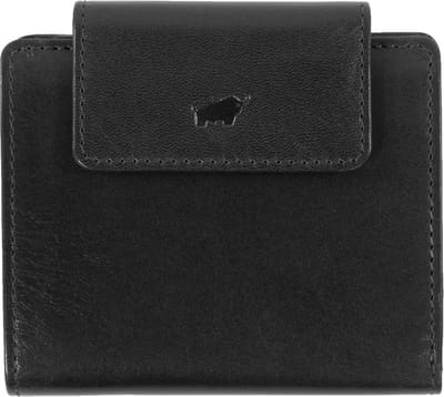 Braun Büffel Leren Portemonnee Arezzo RFID Wallet 4CS Black Zwart