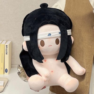 40cm Mo Dao Zu Shi Pluche Pop Wei Wuxian Lan Wangji Cosplay Schattig Zacht Knuffel Speelgoed Kussen Voor Anime Fans