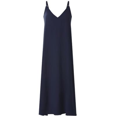 ESMARA Mousseline dames jurk (Marineblauw, M (40/42))