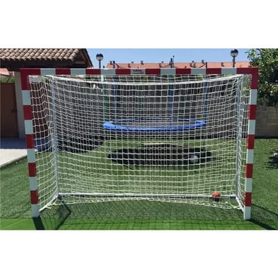 Set 3 mm schokdempergordijnen voor zaalvoetbal / handbal Premium Line wit