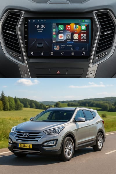 ADIVOX 10.1 inch T1 geschikt voor Hyundai Tucson 2006-2014 Android 15 CarPlay/Auto/Wifi/RDS/DSP/DAB+