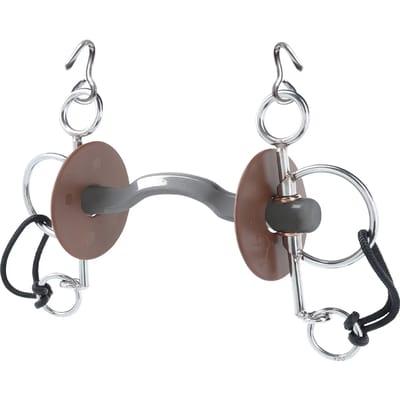 Pelham voor paard met lange lepel, hard Beris Konnex