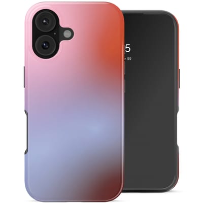 Selencia Hoesje - Geschikt voor Apple iPhone 17 - Backcover geschikt voor MagSafe - Gradient Soft Blush