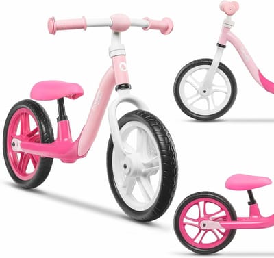 Kinderen Loopfiets - Balance Bike Voor Kinderen Tot 30 Kg - Verstelbaar Zadel en Stuur - Lichtgewicht en Onderhoudsvrij