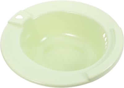 Zitbad - Bidetdouche Waskom - Persoonlijke Hygiëne - Overloopgat Beveiliging - 385 x 36 x 11 cm - Lichtgroen