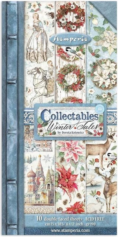 Stamperia - Winter Tales 6x12 Inch Paper Pack (SBBV07)
