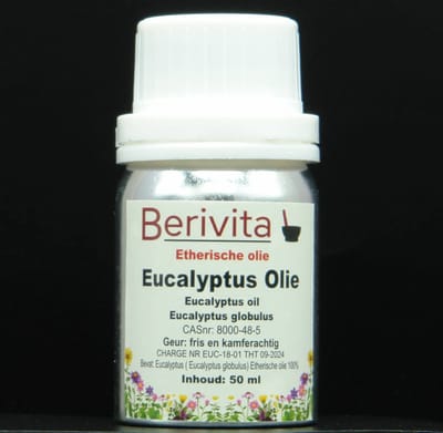 Eucalyptus Olie 50ml - Pure Etherische Eucalyptusolie van Eucalyptus Bladeren