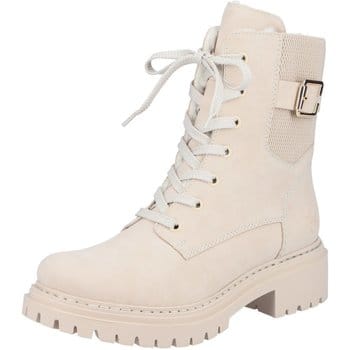 Rieker dames enkellaarsjes 72631-62 beige 72631-62