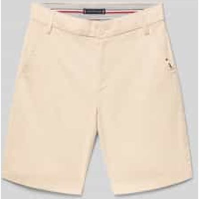 regular fit chino-shorts van katoenmix