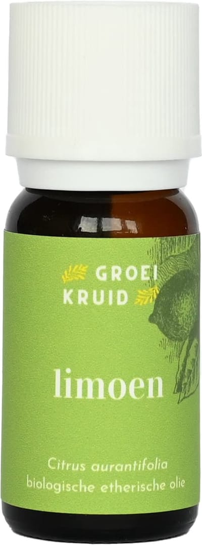 Biologische limoen etherische olie | Citrus aurantifolia | 100% natuurlijk en puur | lime | 10 ml limoenolie uit Brazilië