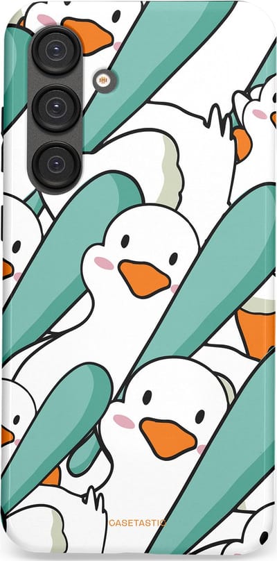 Casetastic Hoesje Geschikt voor Samsung S25 Plus - Stijlvolle Beschermende Duo-layer Case - Ganssterk