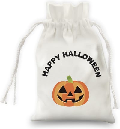 Halloween Zakje Happy Halloween - Snoepzakjes - Uitdeelzakjes - Halloween custom - Halloween Zakjes
