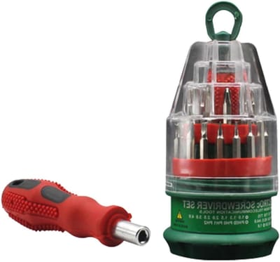 Schroevendraaierset Met Koffer - Precisie Handgereedschap - Reparatie Kleine Apparaten - Versterkte Constructie - Compact Opbergsysteem - Niet Gespecificeerd