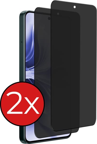 Screenprotector - 2 Stuks - Geschikt voor OPPO Reno 11F - Privacy Filter - Beschermglas - Gehard Glas - Tempered Glass - Screen Protector