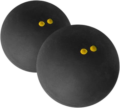 Squash Ball - Racket Ball Handbal - Intensieve Training - Hoge Elasticiteit - 4 cm - Zwart