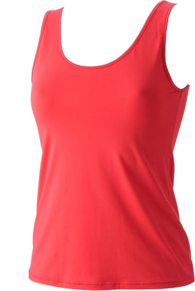 Avet topje 7591 brede band - Rood - M
