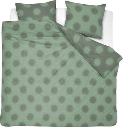 Damai Joda Dekbedovertrek - Eenpersoons - 135x200 + 80x80 cm - Green