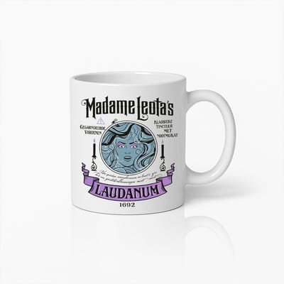 Vintage Madame Leota Mok – “Laudanum 1692” Ontwerp – Uniek Cadeau voor Mysterie- en Occultliefhebbers
